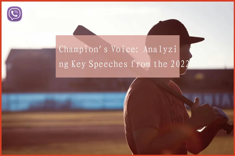 Champion's Voice: Analyzing Key Speeches from the 2022 Beijing Winter Games